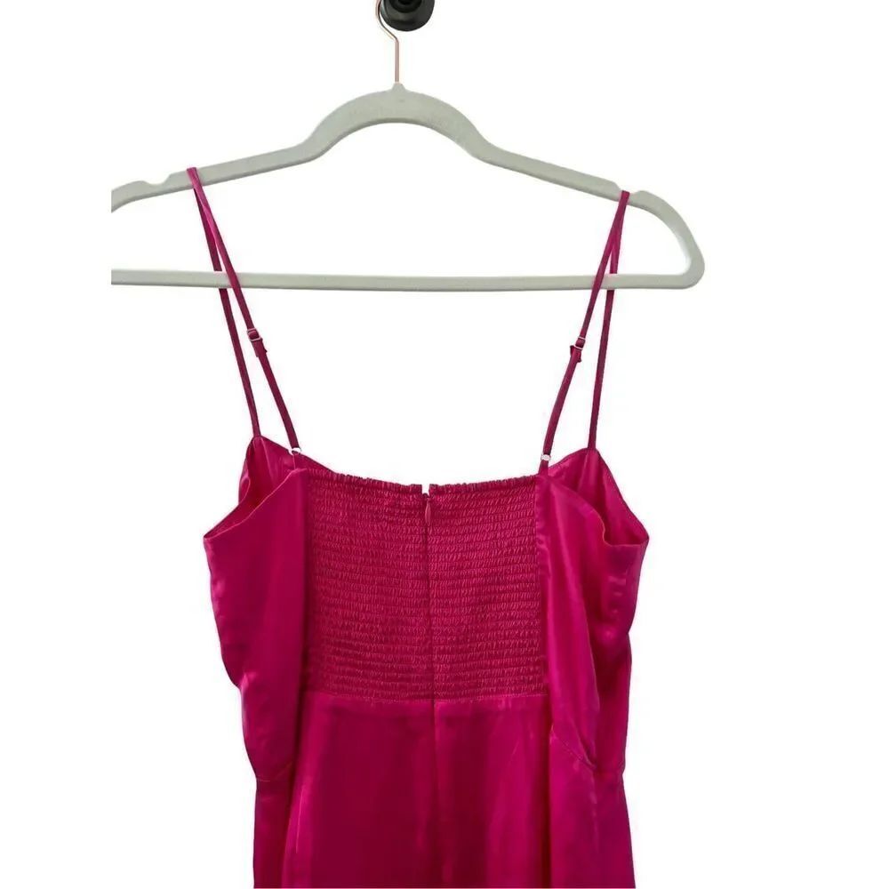 Wilfred Slip Mini Dress Women’s Fuchsia Pink Size 4 - Picture 5 of 6